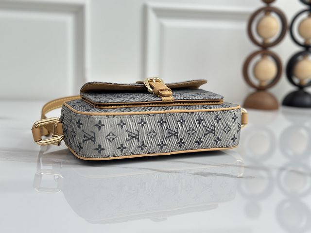 Louis vuitton original monogram denim camera bag M92004 grey&beige