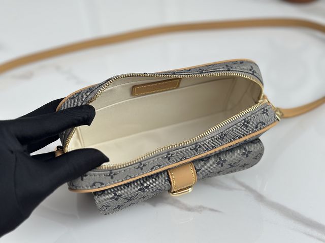 Louis vuitton original monogram denim camera bag M92004 grey&beige