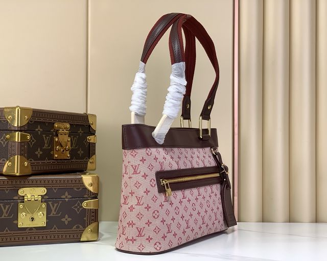 Louis vuitton original monogram denim lucille M92680 bordeaux