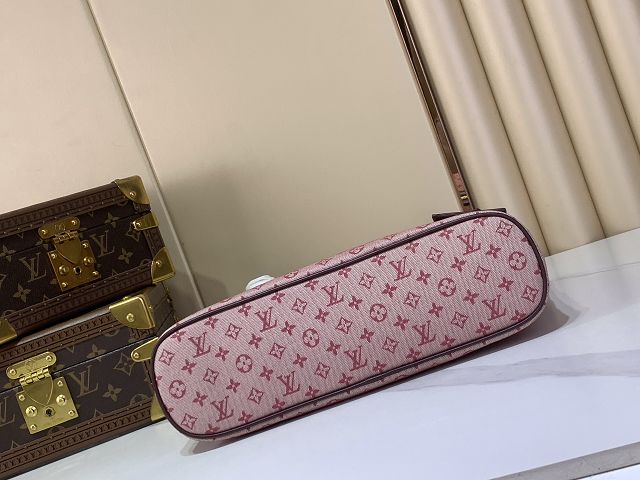 Louis vuitton original monogram denim lucille M92680 bordeaux