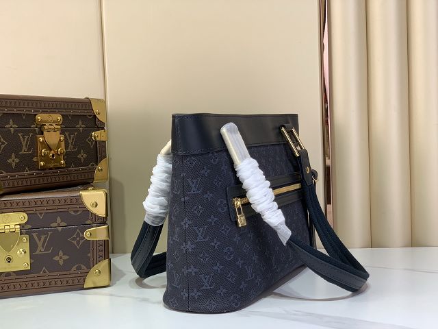 Louis vuitton original monogram denim lucille M92680 dark blue