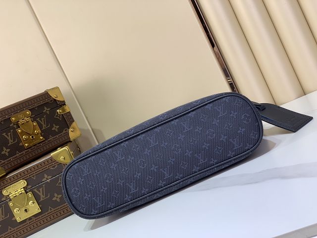Louis vuitton original monogram denim lucille M92680 dark blue