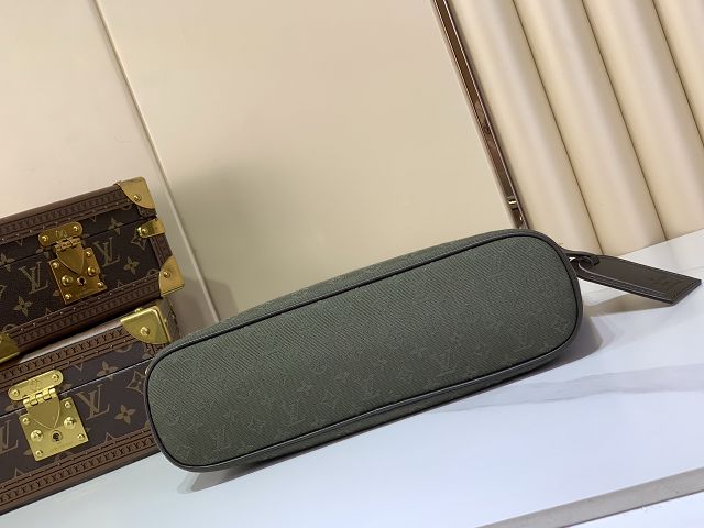 Louis vuitton original monogram denim lucille M92680 green