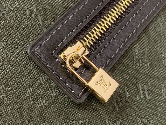 Louis vuitton original monogram denim lucille M92680 green