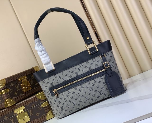 Louis vuitton original monogram denim lucille M92680 grey
