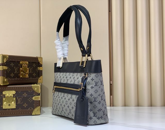 Louis vuitton original monogram denim lucille M92680 grey