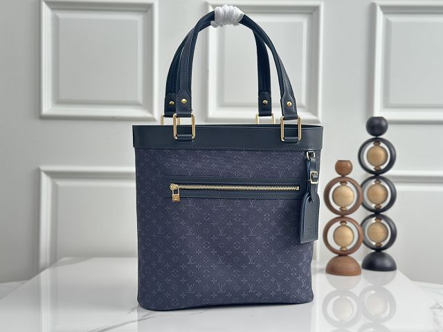 Louis vuitton original monogram denim lucille tote M92609 blue