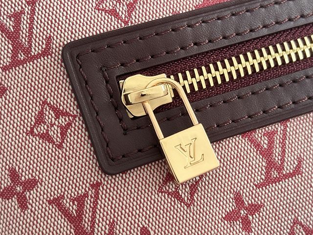 Louis vuitton original monogram denim lucille tote M92609 bordeaux