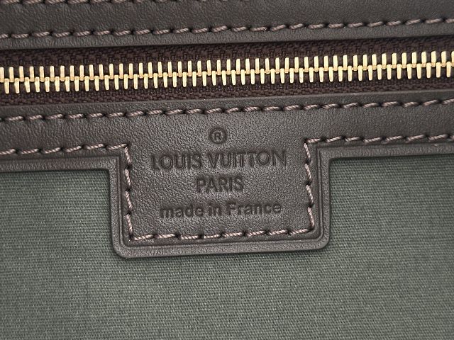 Louis vuitton original monogram denim lucille tote M92609 green