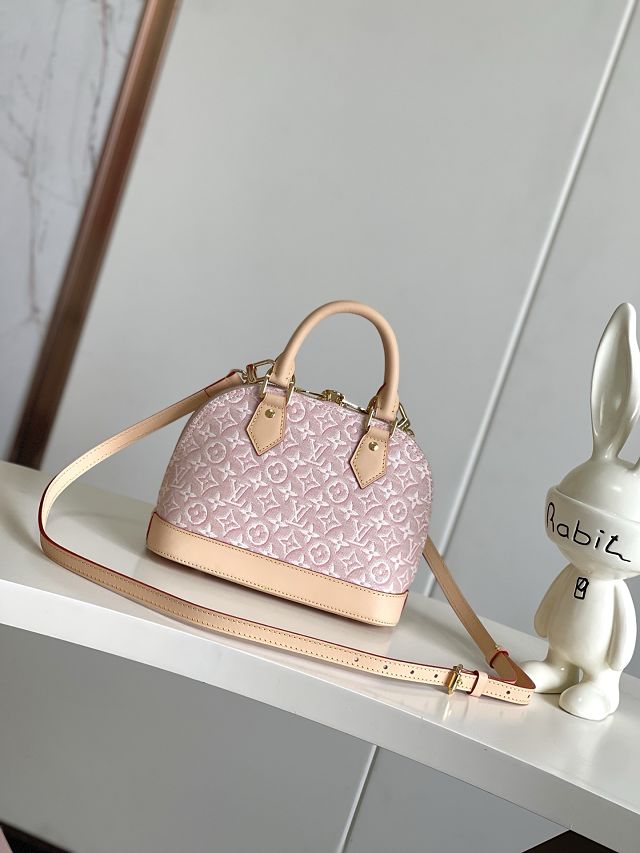 Louis vuitton original monogram embleme alma BB M2A378 pink
