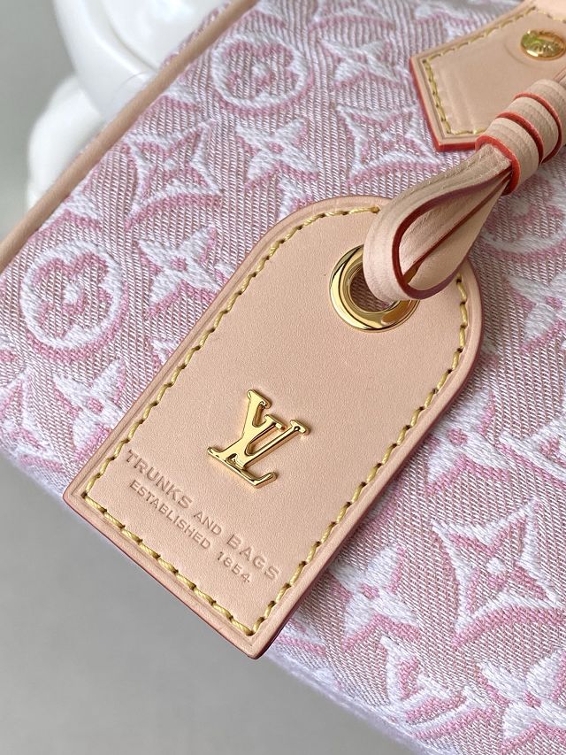 Louis vuitton original monogram embleme speedy 20 M2A039 pink