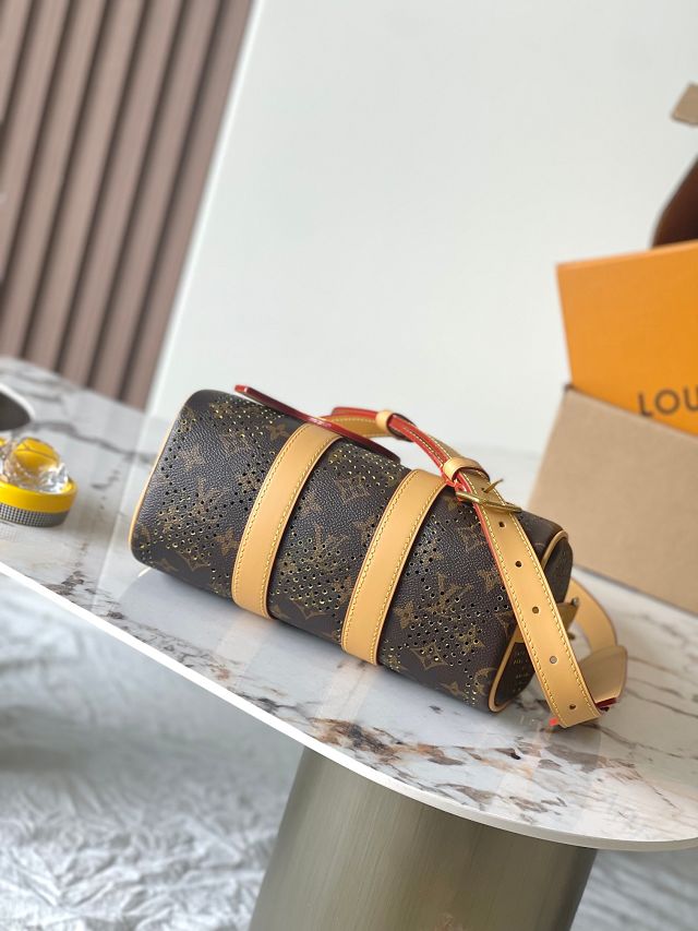 Louis vuitton original monogram grid canvas keepall 25 M29296 yellow