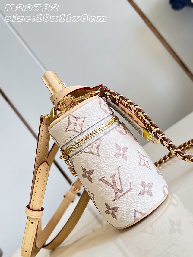 Louis vuitton original monogram dune vanity chain pouch M29782