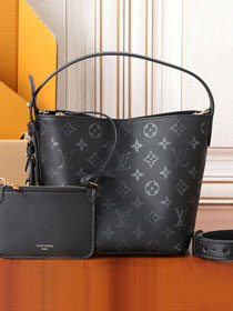 Louis vuitton original monogram ink all in BB handbag M3A156 black