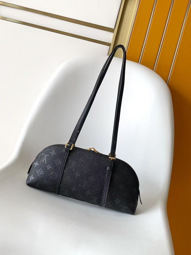 Louis vuitton original monogram ink squire east-west handbag M3A167 black