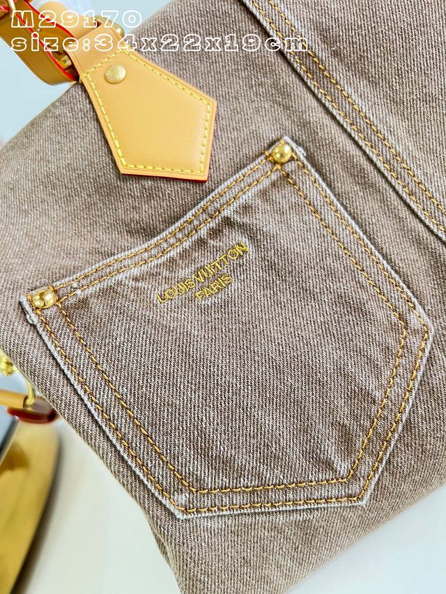 Louis vuitton denim speedy 30 M29170 coffee