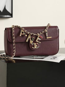 CC calfskin small flap bag AS6340
