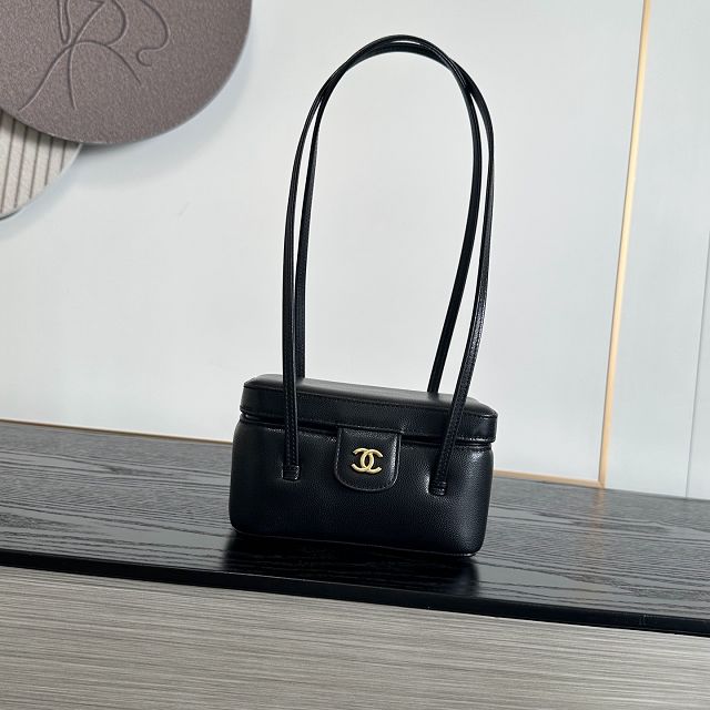 CC grained calfskin small vanity AP5067 black