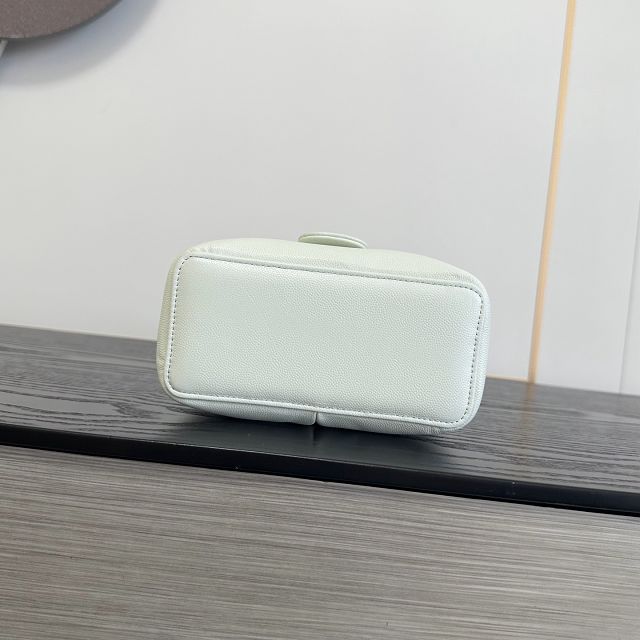 CC grained calfskin small vanity AP5067 light green