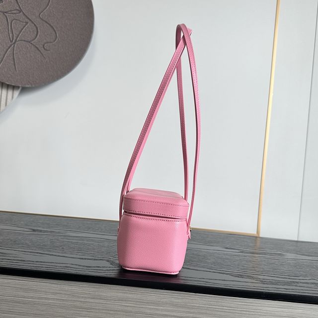 CC grained calfskin small vanity AP5067 pink