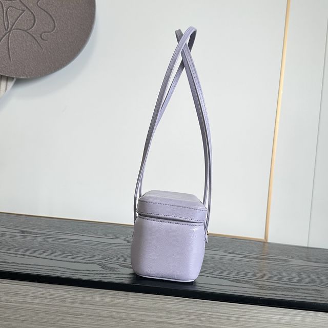 CC grained calfskin small vanity AP5067 purple