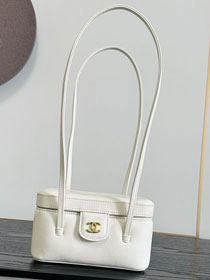 CC grained calfskin small vanity AP5067 white