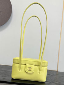 CC grained calfskin small vanity AP5067 yellow 