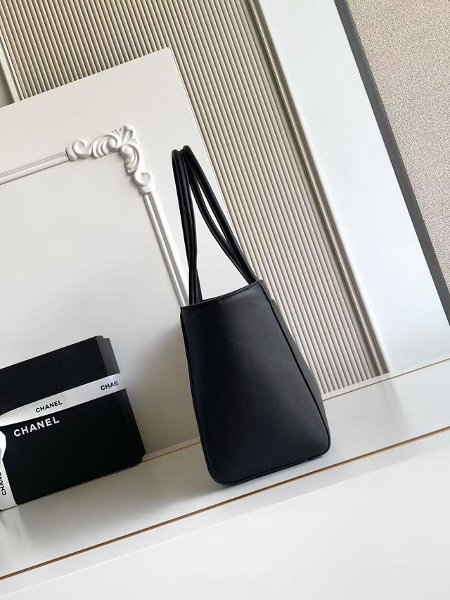 CC calfskin small tote bag AS6243 black