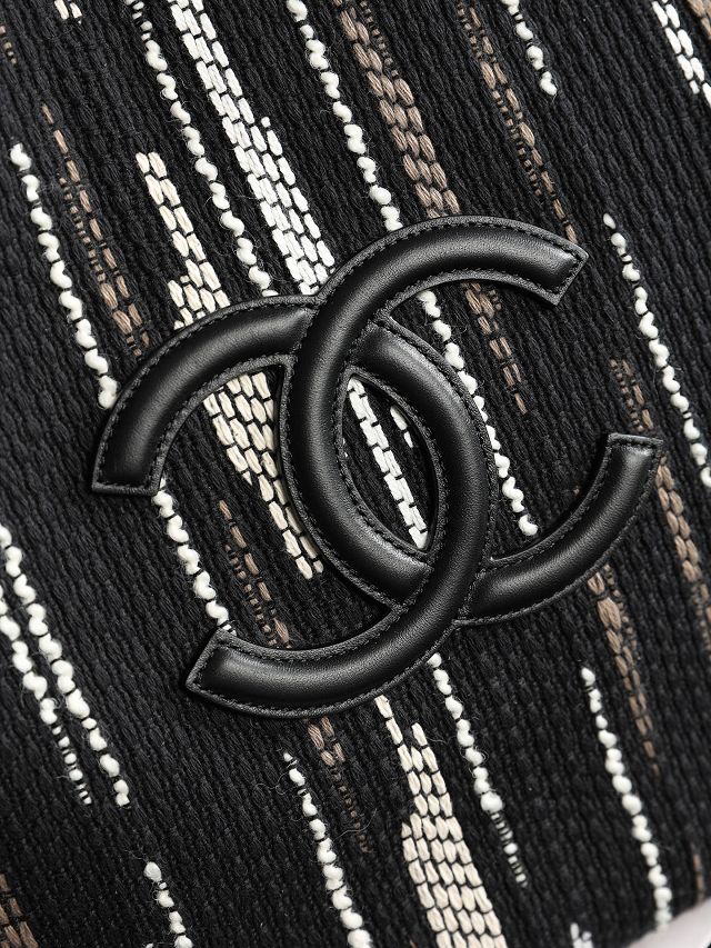 CC tweed small shopping bag AS6200 black
