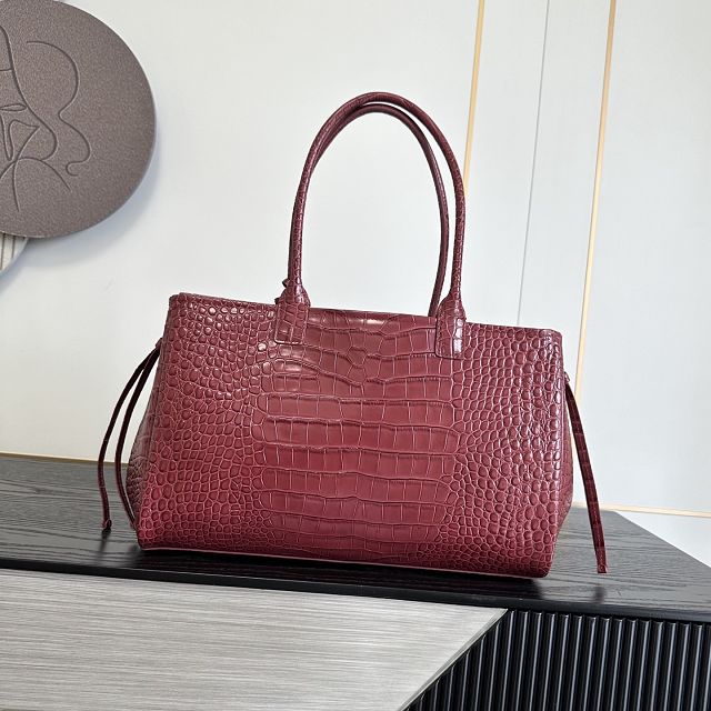 CC crocodile calfskin medium shopping bag AS6428 