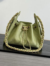 CC grained calfskin 25 mini handbag AS5631 light green