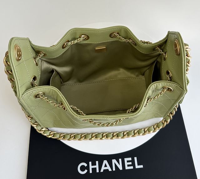 CC grained calfskin 25 mini handbag AS5631 light green