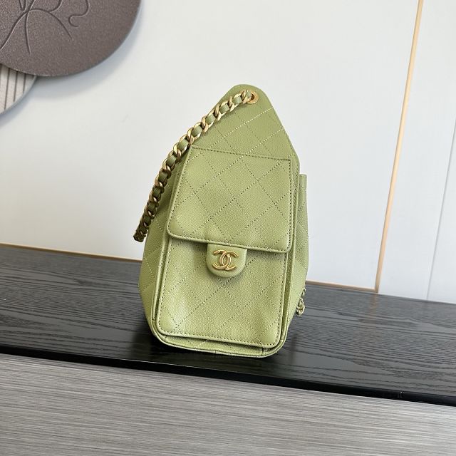 CC grained calfskin 25 small handbag AS5293 light green