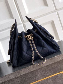 CC denim 25 mini handbag AS5631 black