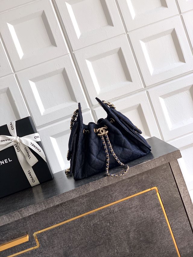CC denim 25 mini handbag AS5631 black