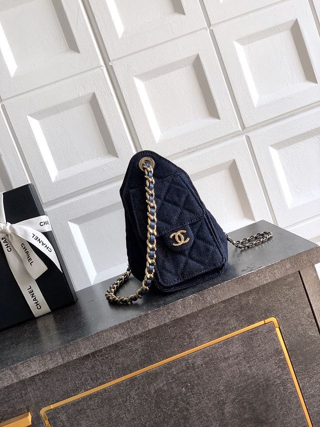 CC denim 25 mini handbag AS5631 black