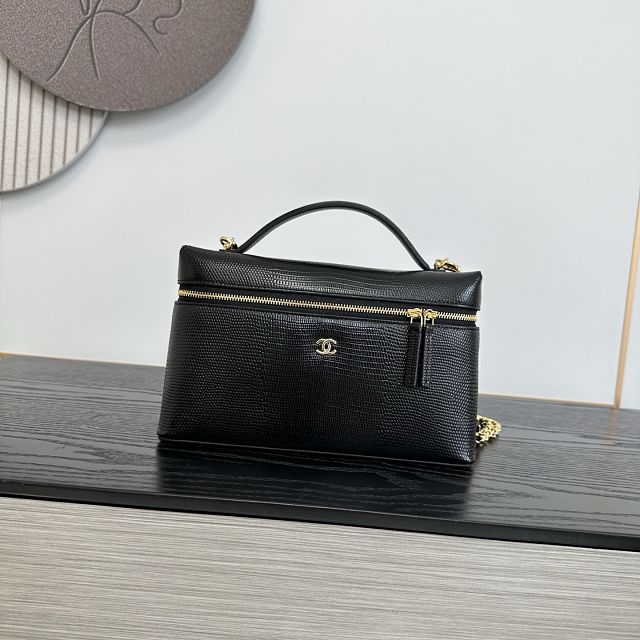 CC lizard calfskin vanity with chain AP5195 