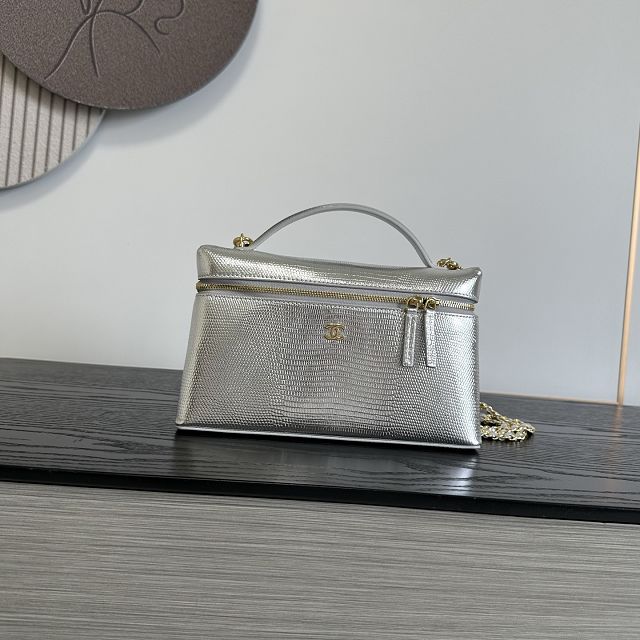 CC lizard calfskin vanity with chain AP5195 