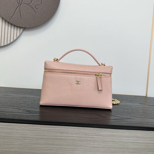 CC lizard calfskin vanity with chain AP5195 