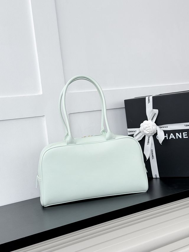 CC calfskin large bowling bag AS6211 light green
