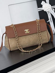CC suede calfskin small tote bag AS6427 beige