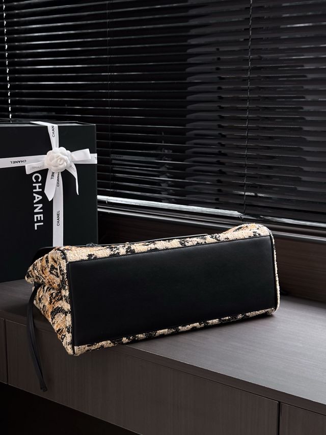 CC tweed large shopping bag AS6289 black
