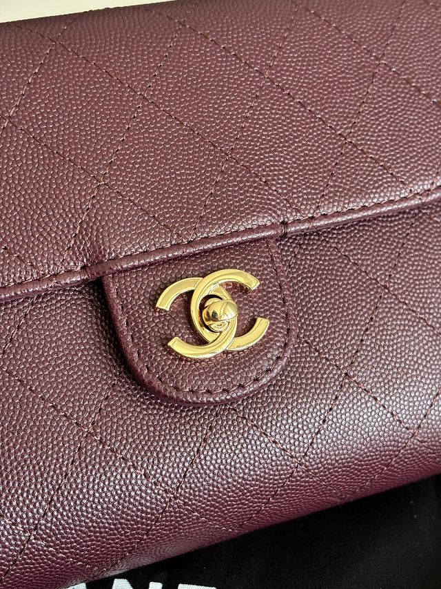 CC calfskin clutch with strap AP5567