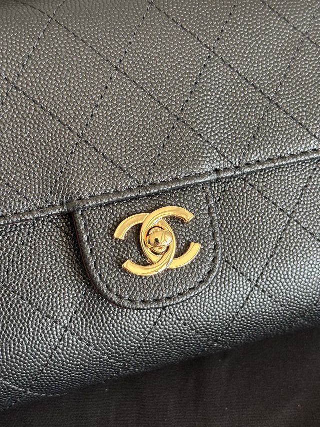 CC calfskin clutch with strap AP5568