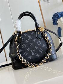 Louis vuitton original calfskin alma BB handbag M12289 black