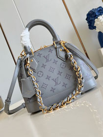 Louis vuitton original calfskin alma BB handbag M12561 grey