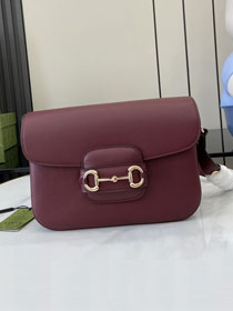 GG original calfskin 1955 horsebit mini shoulder bag 815205 wine