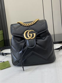 GG original calfskin marmont mini backpack 777253 black