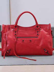 Balenciaga original lambskin le city medium bag 7977862 red