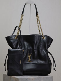 YSL original lambskin jamie 4.3 shopping bag 809824 black